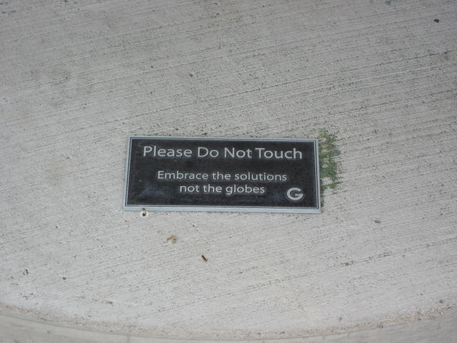Do not be touching the earth!