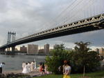 Wedding under the Manhattan Bridge