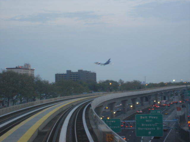Plane approaching JFK