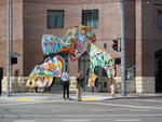 Sculpture, downtown San-Fran