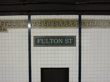 fulton st. M station