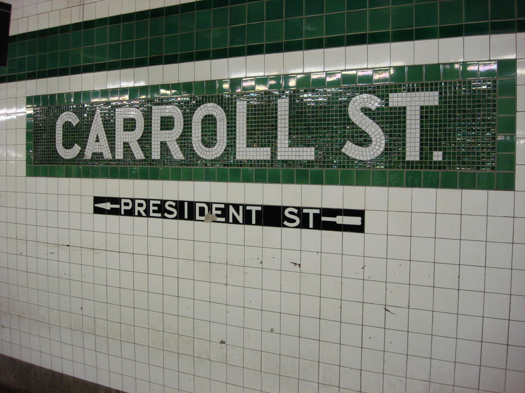 Carroll St. F station mosaic