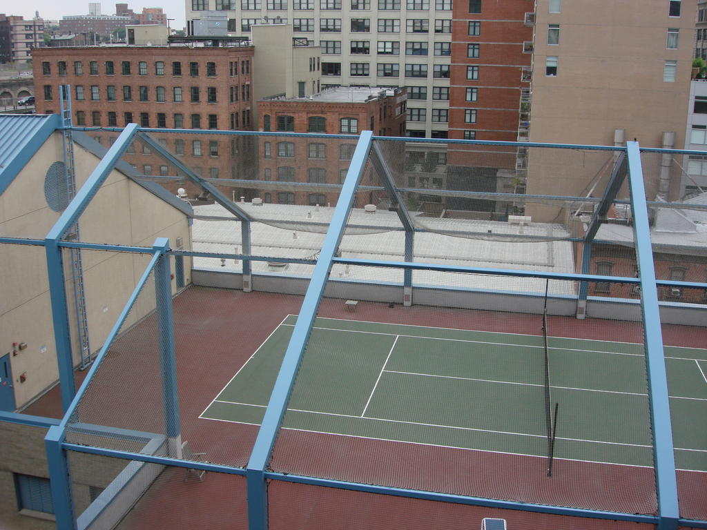 Tennis Court on roof