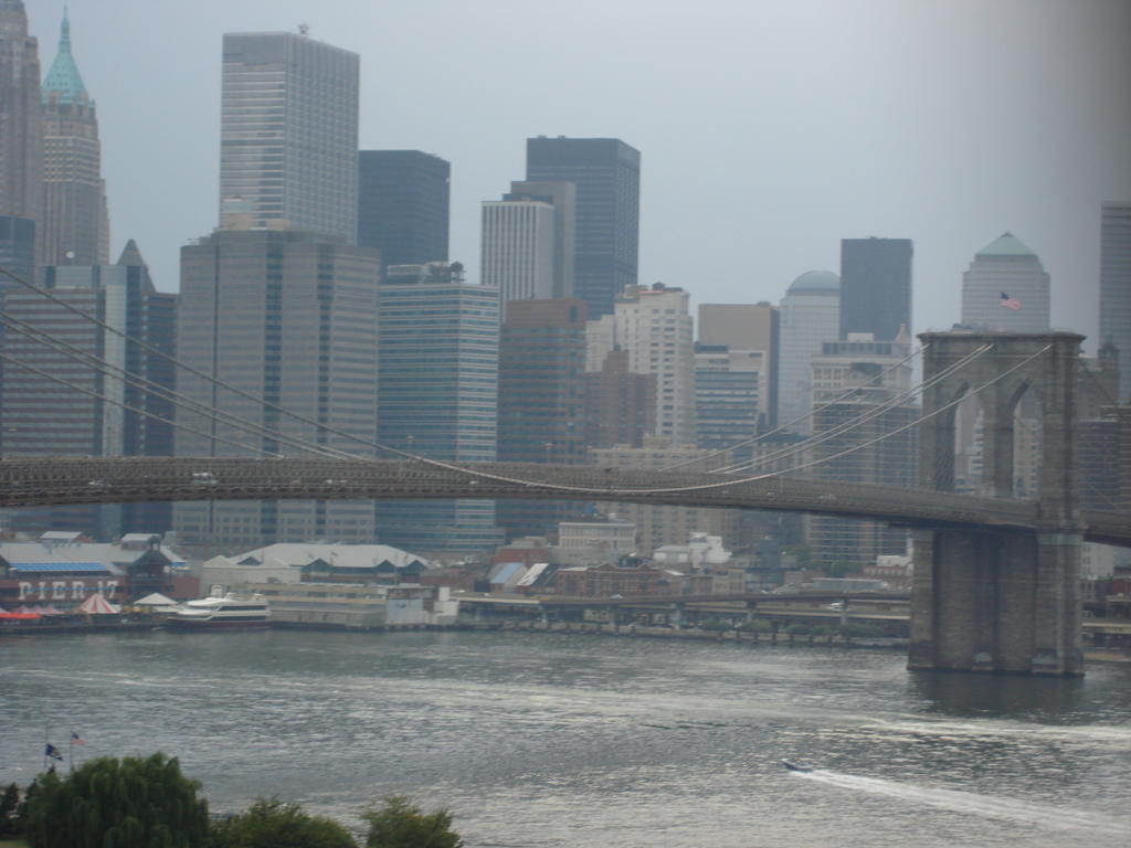 Brooklyn Bridge and Manhattan