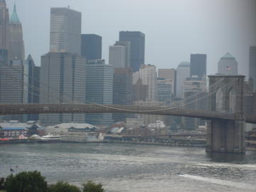 Brooklyn Bridge and Manhattan