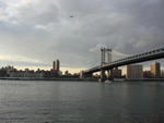 Manhattan Bridge, blimp