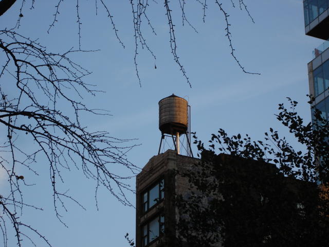 water tower near Madison Sq. Park