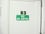 No re-entry