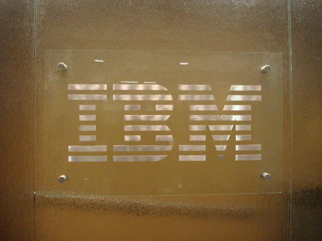 IBM logo, 12th floor, 590 Madison Ave.