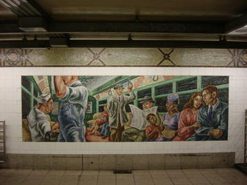 1940's subway mosaic