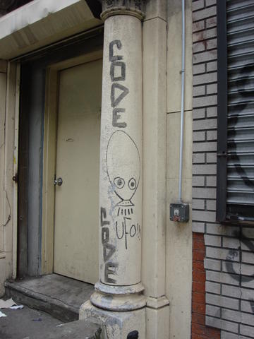 alien graffitti