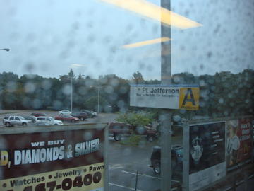 raindrops on the train window