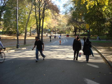 autumn in central park