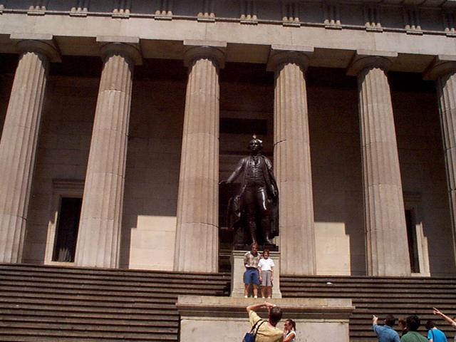 George Washington Statue in front of Federal Hall