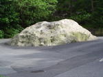 I said, there's a ROCK in the parking lot!