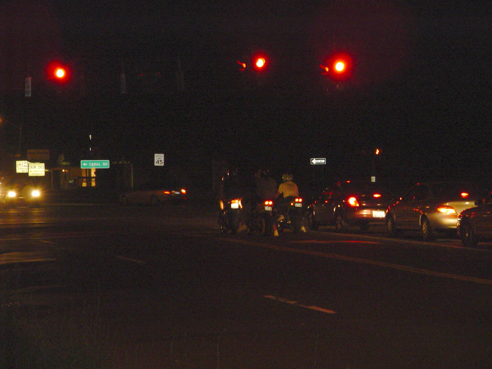 It was a warm night, and the bikes were everywhere