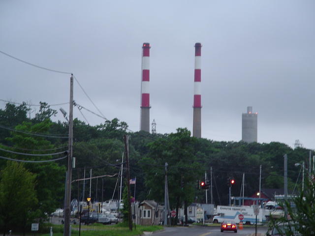 Another shot of the smokestacks