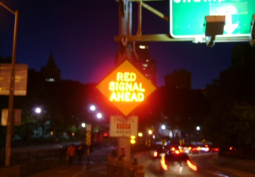 red means stop